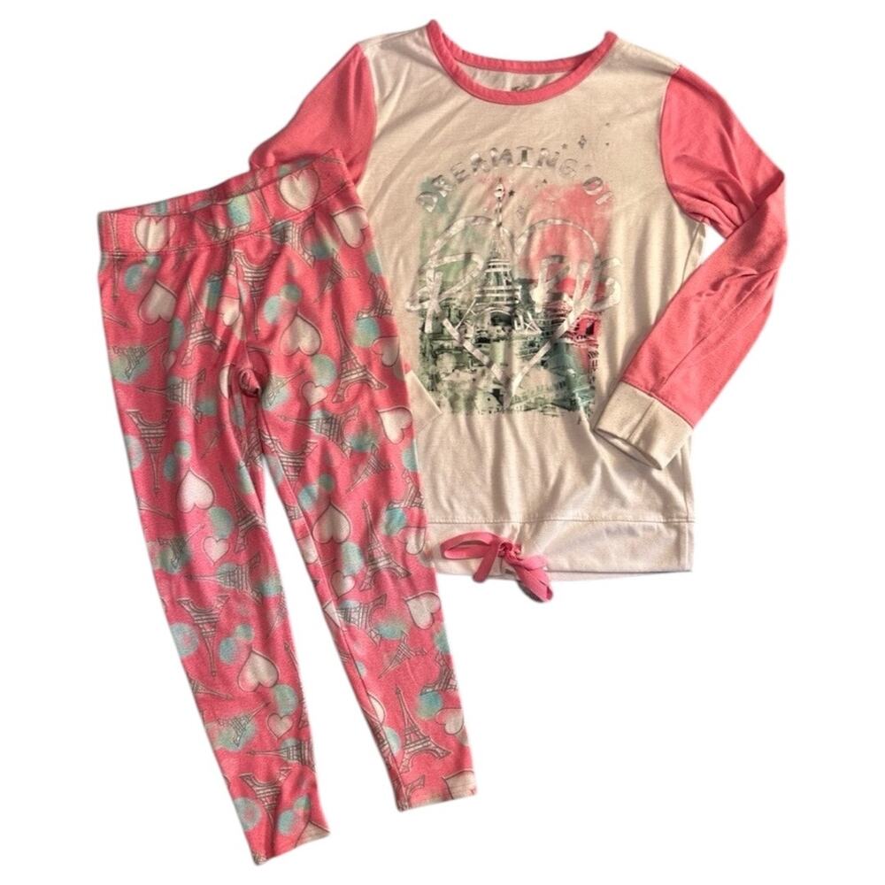 Justice Girls Size 8 Paris Pajamas